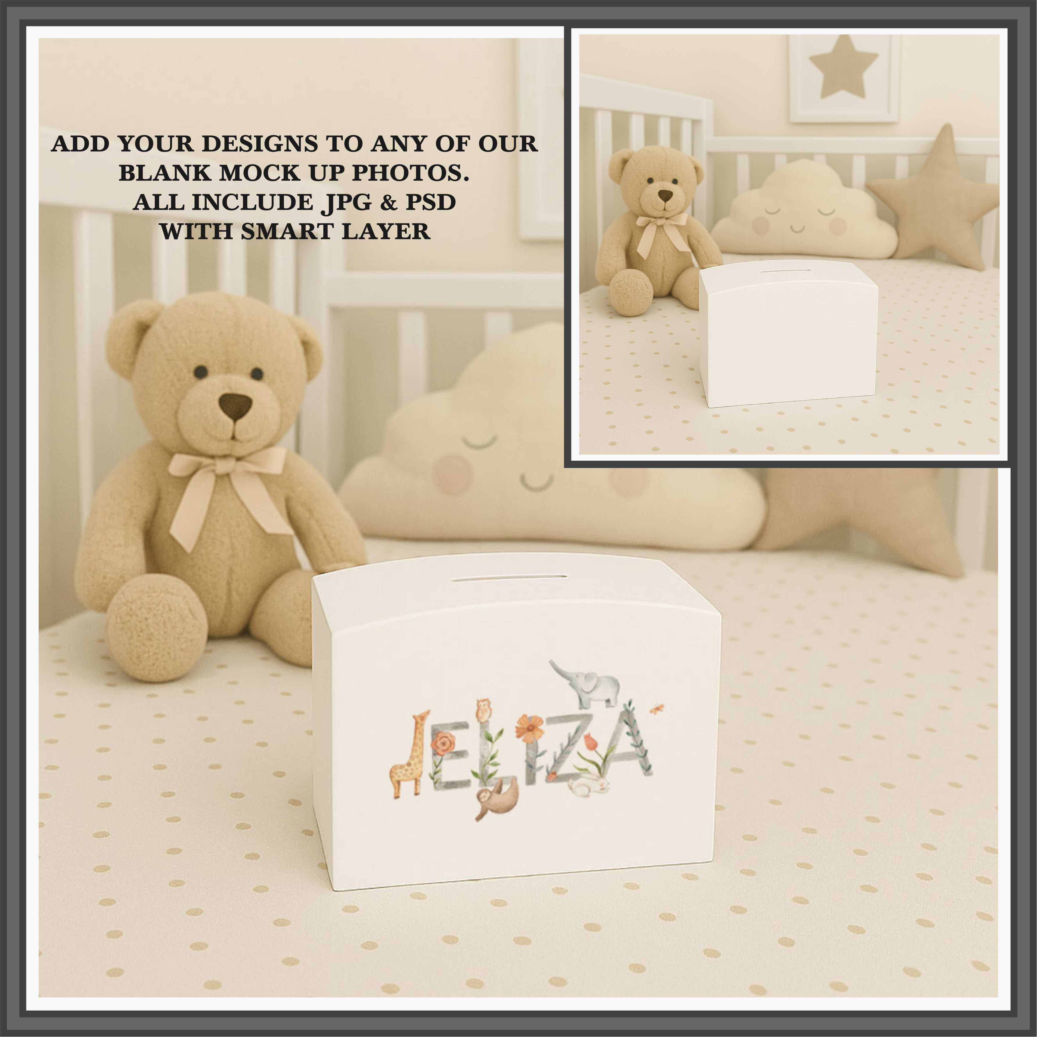 White Laquered Money Box